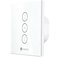 【LED Controlable】Wifi Interruptor Persiana- Etersky Interruptor Táctil Inteligente WiFi Controlable de APP y Voz…